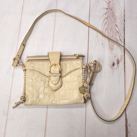 Brahmin Bags Brahmin Melbourne Mojito Leather Crocodile Cream